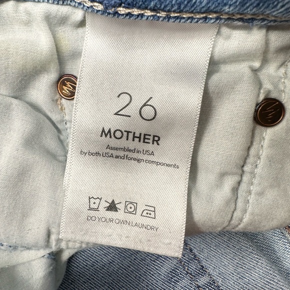 MOTHER The Weekender Fray Groovy Kind of Love Jeans Size 26 Very Stretchy! - Picture 6 of 15